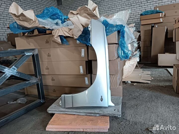 Крыло ваз 2110 левое серебристый снежная королева