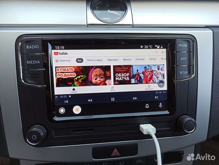 Штатная магнитола Фольксваген RCD 360 Pro в Туле