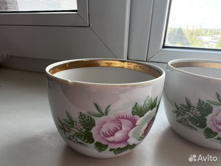 Чашки фарфоровые СССР