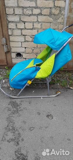 Детские санки с колесами