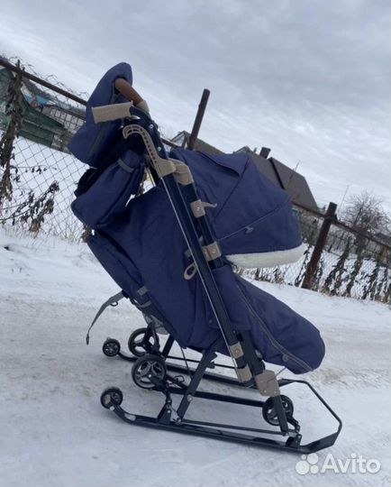 Коляска санки