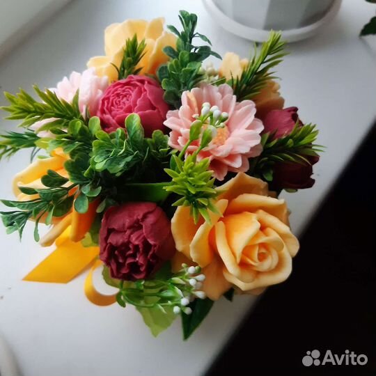 Букеты из мыла