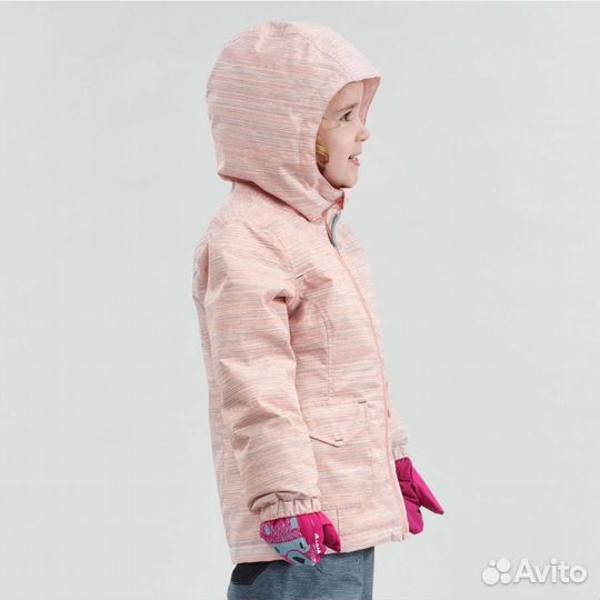 Куртка decathlon для девочки и шапка шарф