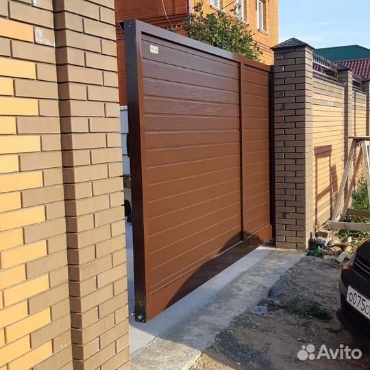 Откатные ворота под ключ