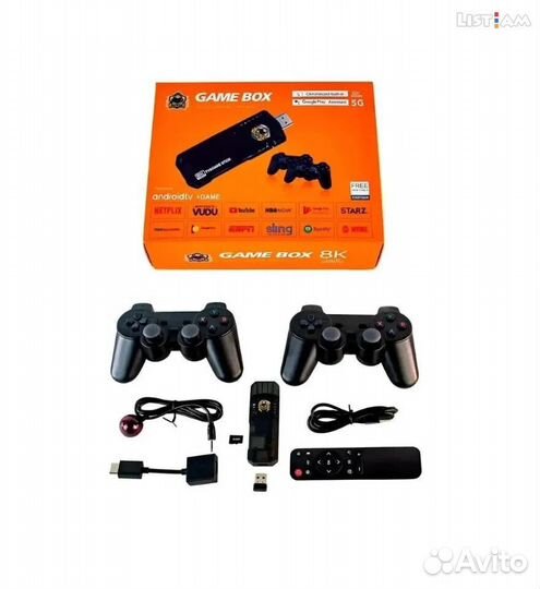 Игровая приставка game box 8K +Android TV