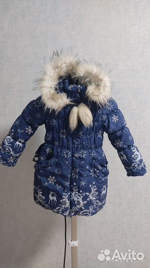 Зимняя куртка на девочку 110