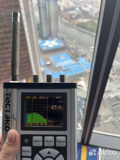 Замер шума,эми,воздуха,ртути, приемка квартир