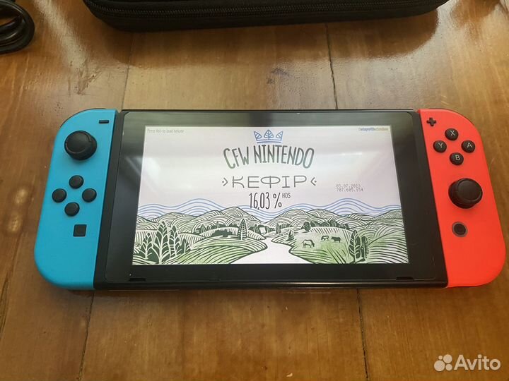 Nintendo switch прошитая 32+128gb