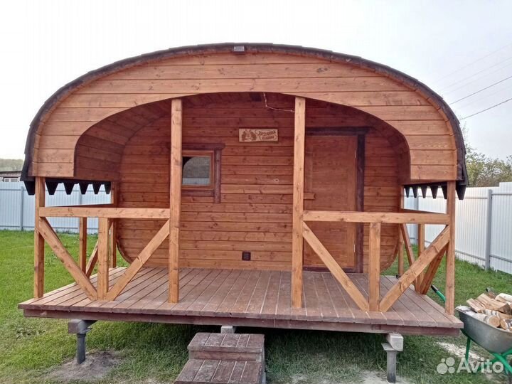 Баня под ключ 4х6+2