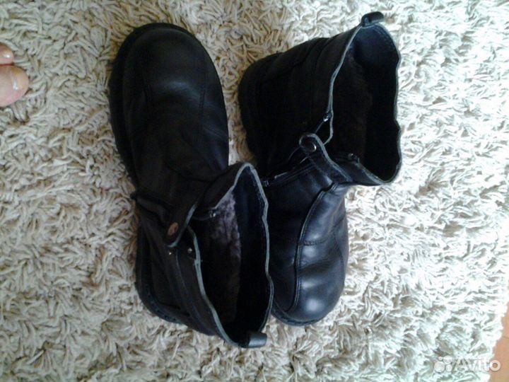 Сапожки нат. кожа