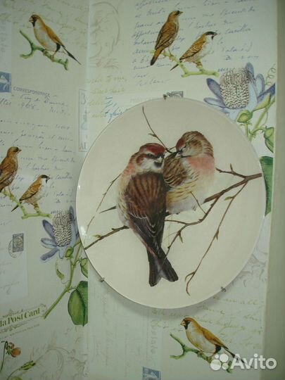 Декоративные тарелки-птички