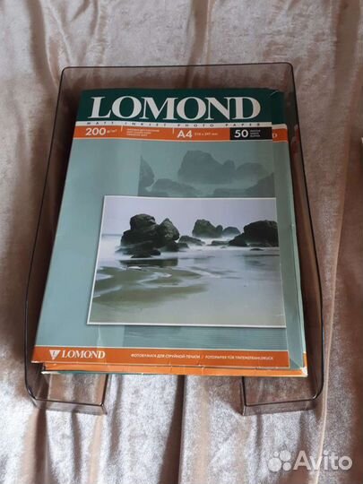 Фотобумага и лоток для бумаги