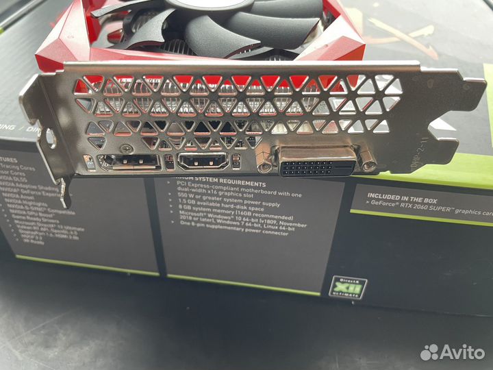 Видеокарта rtx 2060 super