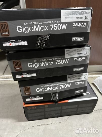 Блок питания Zalman 80+ Bronze для пк 750w