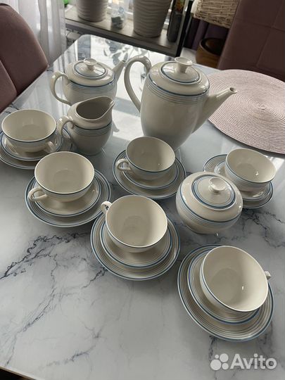Чайный сервиз Kaestner Saxonia ГДР