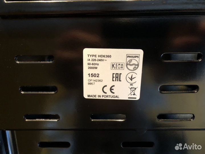 Электрогриль Philihs HD6360