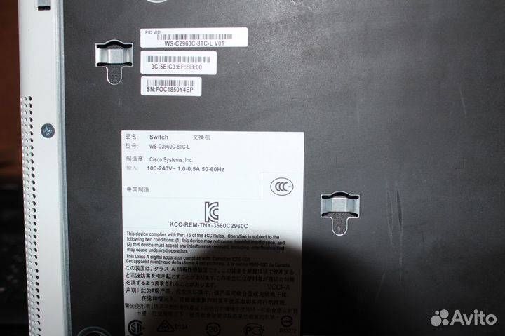 Cisco WS-C2960C-8TC-L