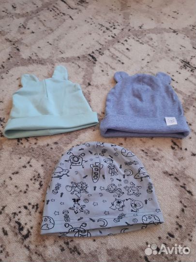 Шапки детские для мальчиков 3 месяца