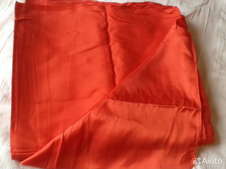 Саржа СССР кораллового цвета 800 х 88 см