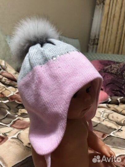 Шапка детская зимняя для девочки