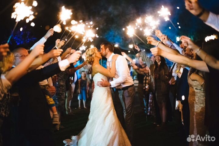 Бенгальские огни большие на свадьбу