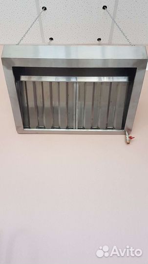 Зонт вытяжной, пристенный 1000х800, нержавейка