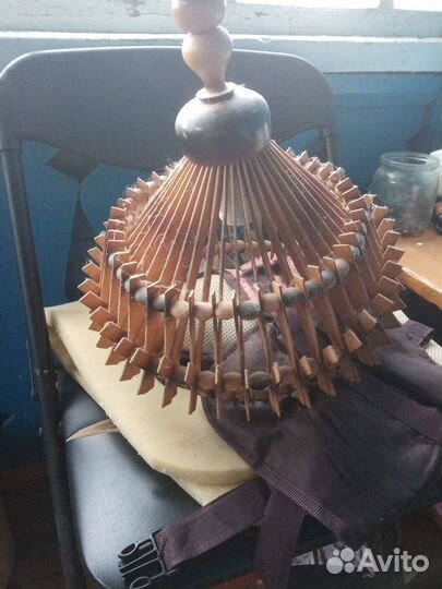 Люстра из дерева ручной работы