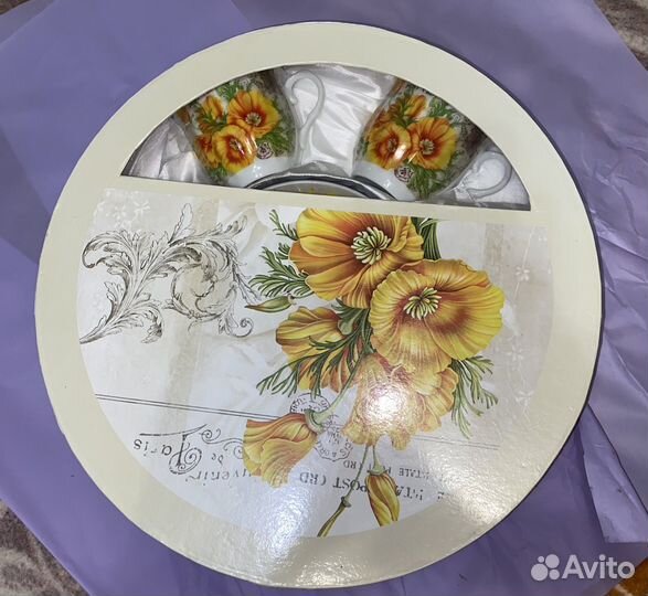 Набор посуды (чашки+блюдца)