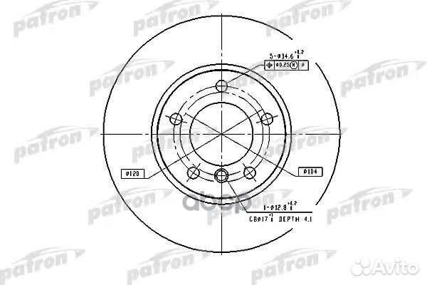 Диск тормозной передн BMW: 5 95-03, 5 Touring 9