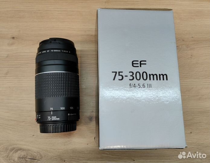 Объектив Canon ef 75 300mm