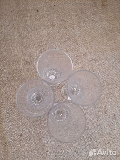 Хрустальные рюмки на ножке СССР