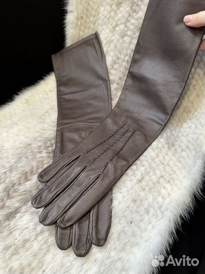 Перчатки женские длинные