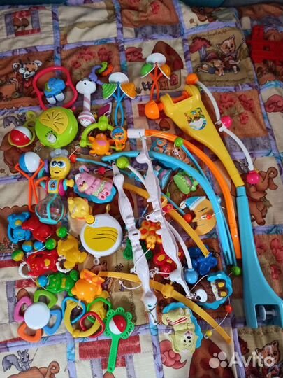 Детские развивающие игрушки, мобиль для кроватки