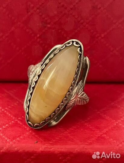 Серебряное кольцо СССР 875 проба