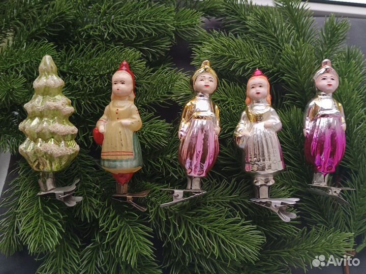 Елочные игрушки СССР