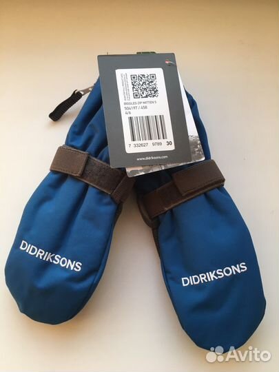 Краги рукавицы didrikdons zip biggles 4-6