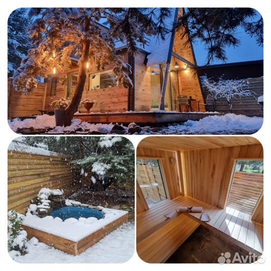 Баня с купелью, дом на сутки