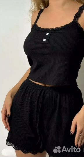 Женская пижама с шортами