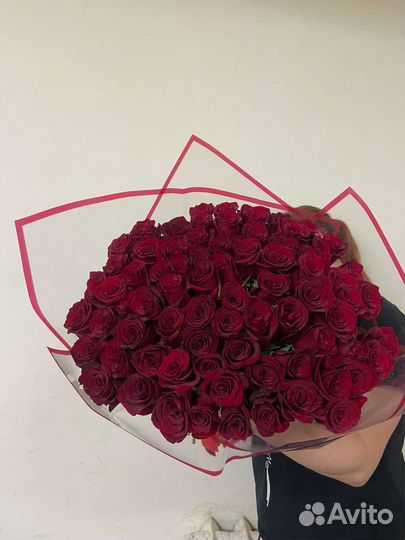 Голландская роза 55 см