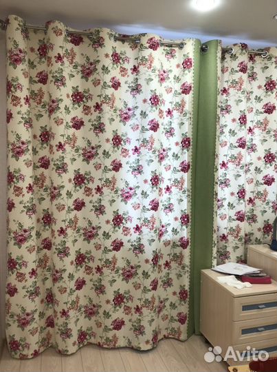 Шторы с покрывалом в детскую