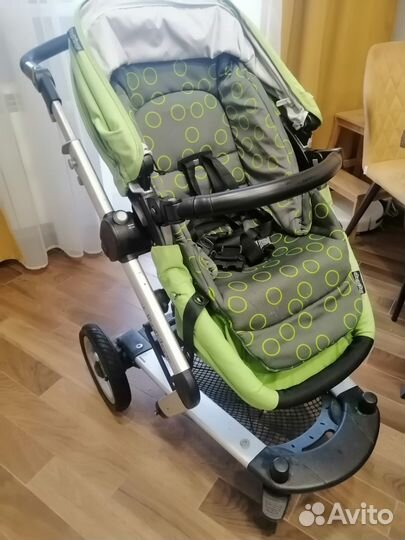 Коляска peg perego 3 в 1 skate 1 с автолюлькой