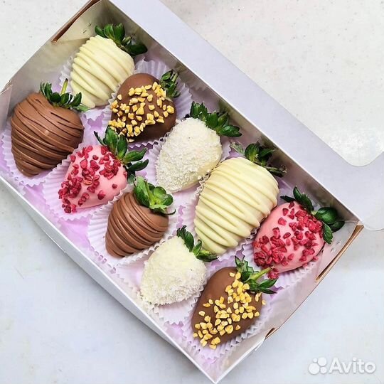 Клубника в шоколаде набор