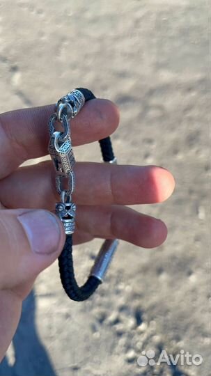 Браслет молитва на заказ на шёлковом шнурке