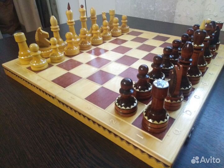 Шахматы деревянные ручной работы