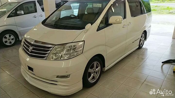 Обвес, Пороги,Губа на Тойота Альфард ANH10. ANH15