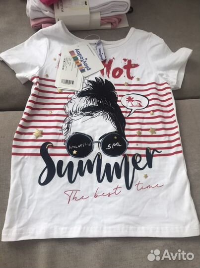 Футболка для девочки новая 110 р