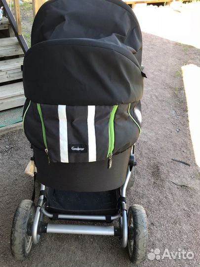 Коляска Emmaljunga City Cross (2 в 1) Back/lime и