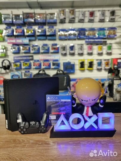 Ps4 Slim в идеале + Hitman 3