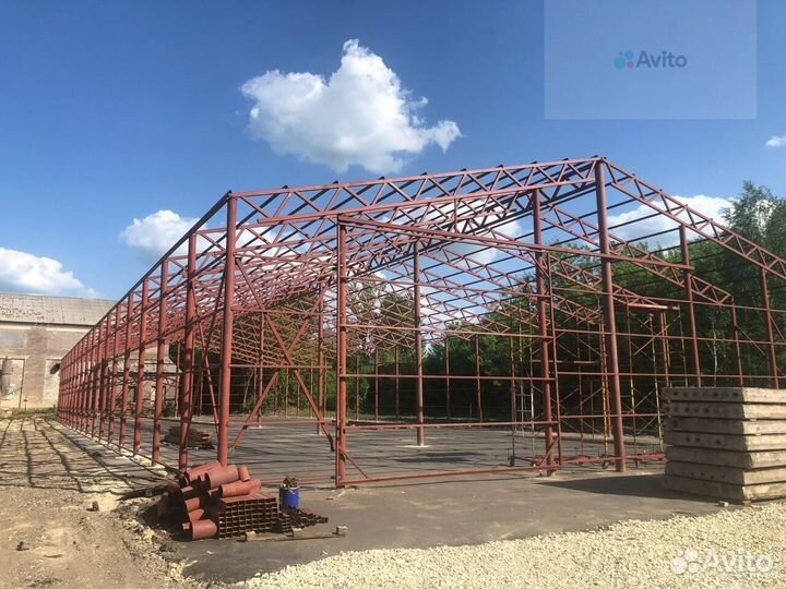 Производство ангаров, складов, навесов