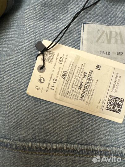 Курта-джинсовка детская для девочек